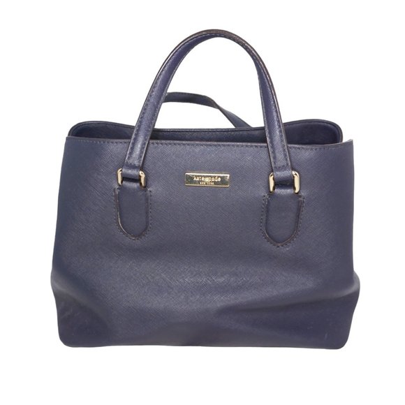 Kate Spade Navy Coated Canvas Handbag - Picture 1 of 11